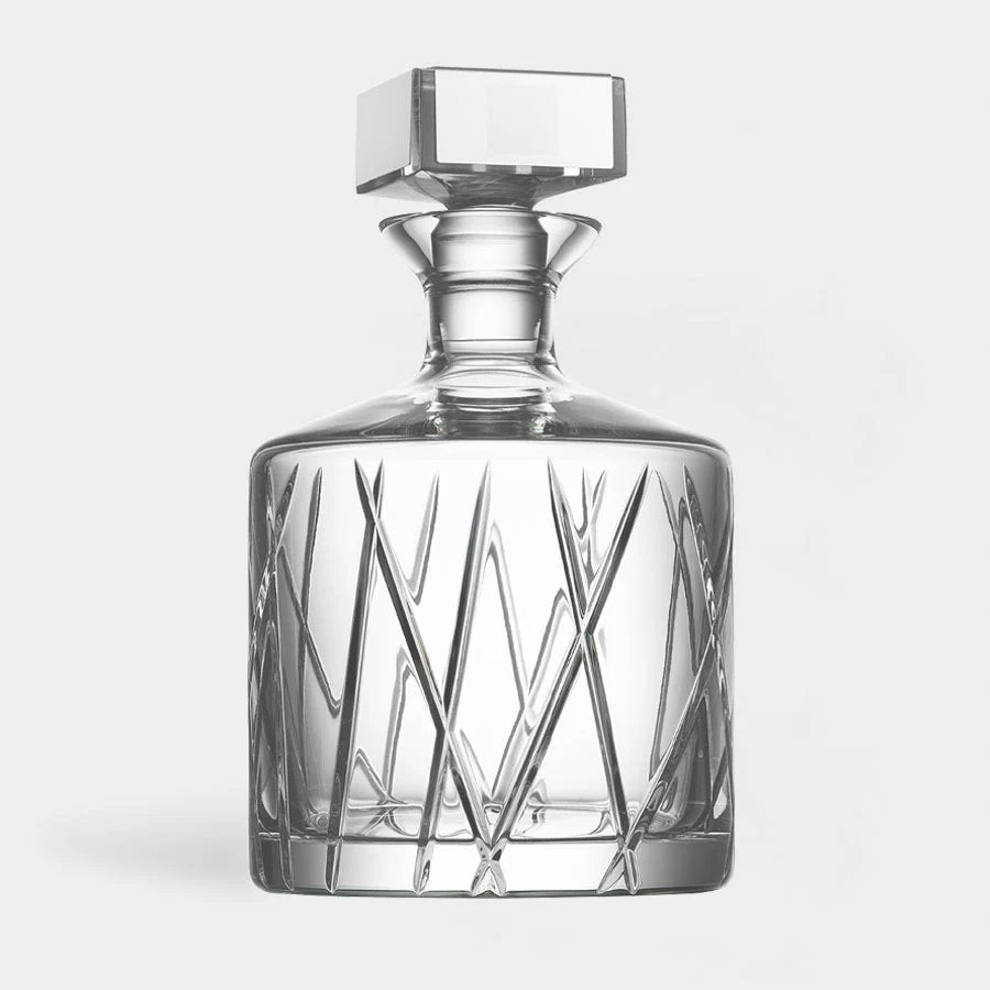 Orrefors City Decanter in faceted crystal