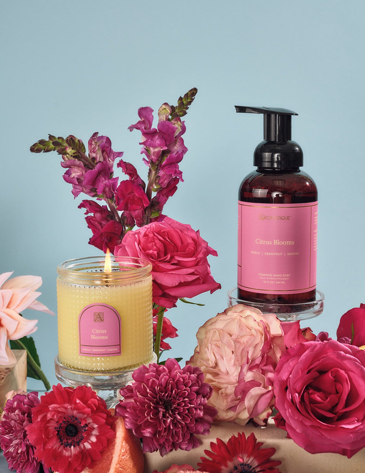 Aromatique Citrus Blooms Foaming Hand Soap - Fragrance of Neroli, Grapefruit, Jasmine 12oz 
Aromatique Citrus Blooms Foaming Hand Soap Floral Moisturizing Luxury Hand Wash With Aloe Notes of Neroli, Grapefruit, Jasmine Luxury Bathroom Kitchen Sink...