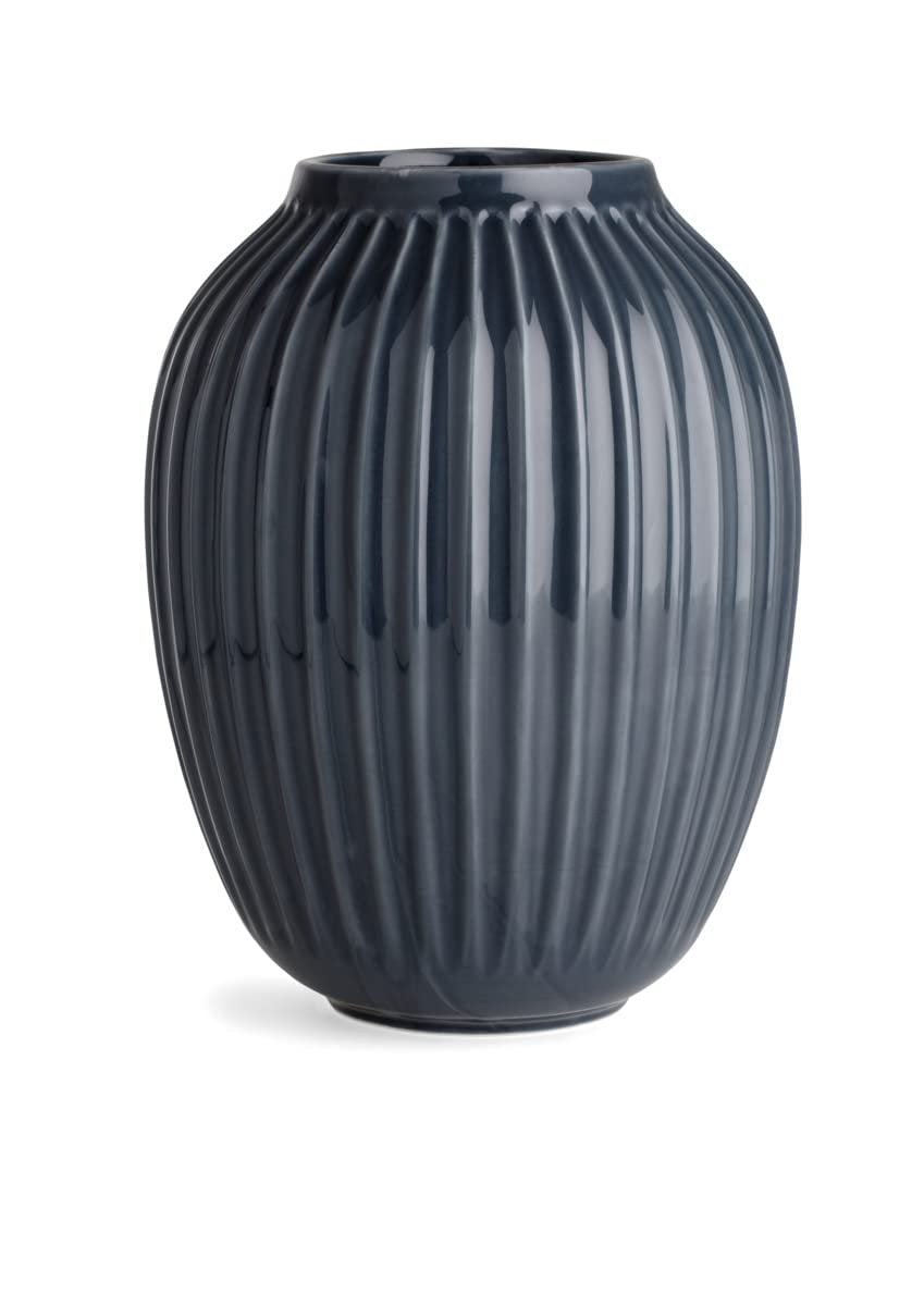 Kähler Hammershøi vase in anthracite grey stoneware