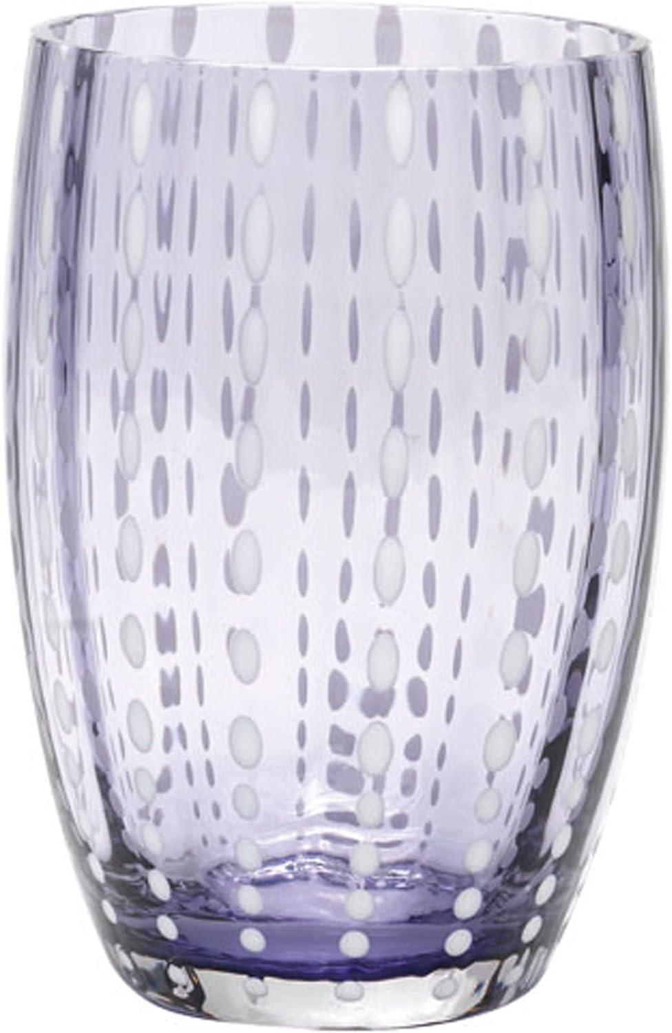 Perle Glass Tumblers (10.8oz ) | Set of 2 | Lavender