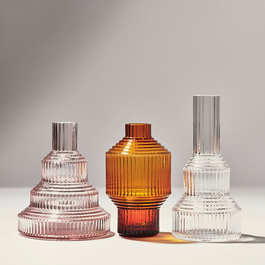 Kosta Boda Pavilion Small Vase | Clear