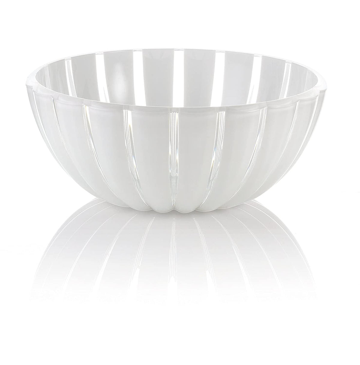 Guzzini Grace X-Large Bowl White BPA-Free Serveware (11.75"D) | White