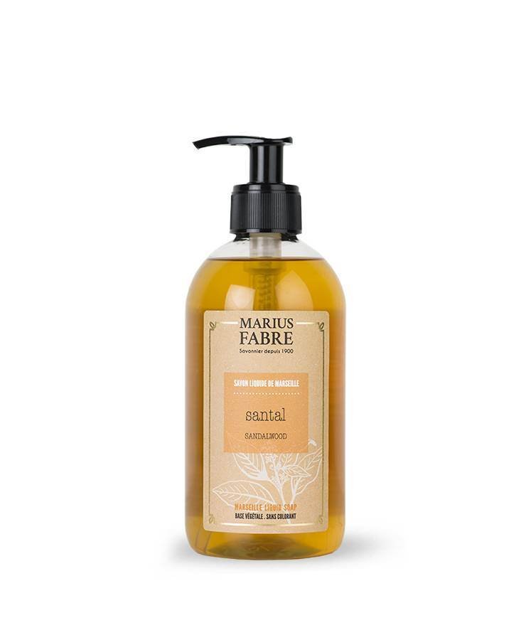 Marius Fabre Marseille Liquid Soap Sandalwood Fragrance, 1L