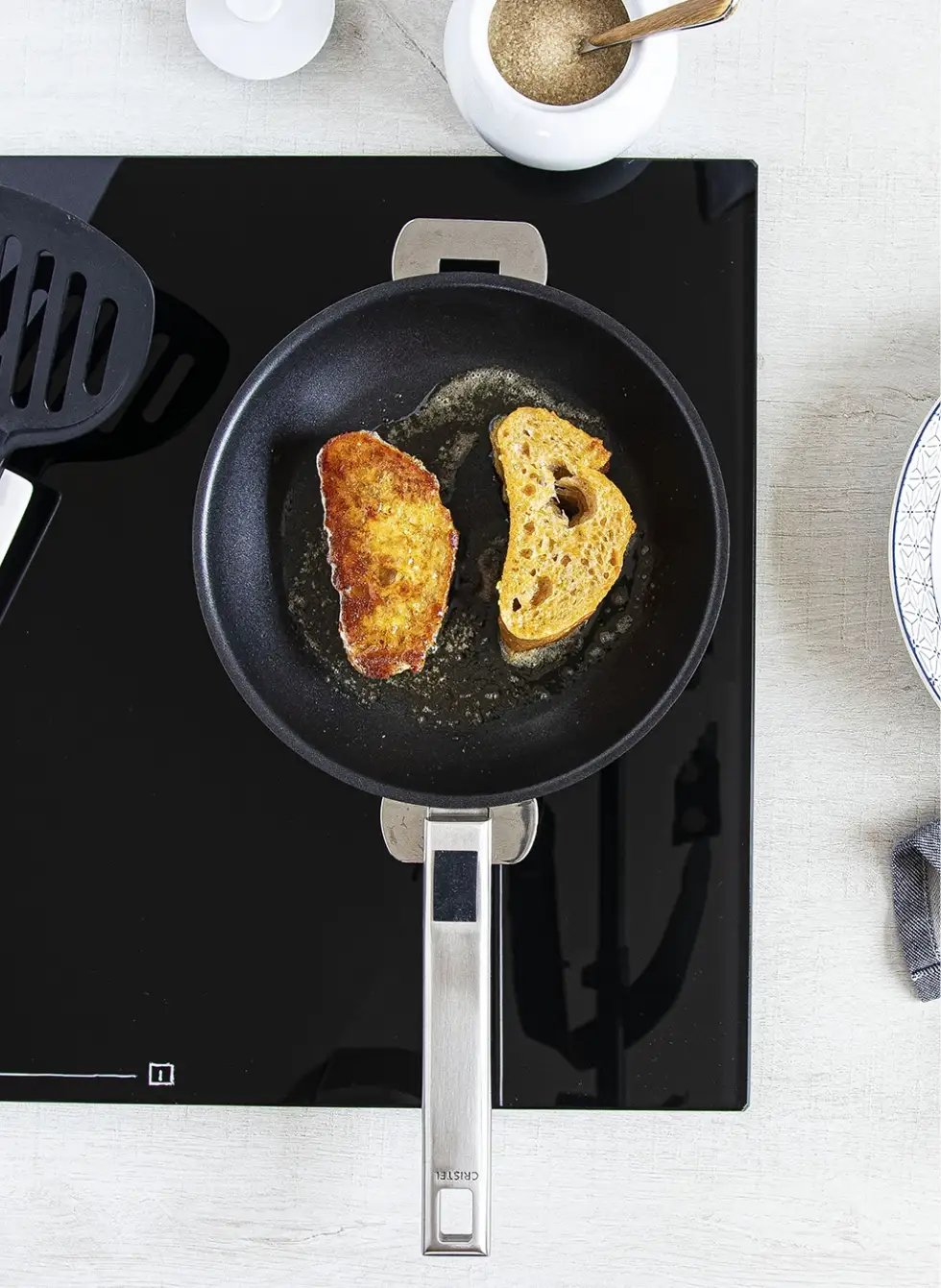 Cristel Strate Stainless Steel Non-Stick Frying Pan | Sizes Available