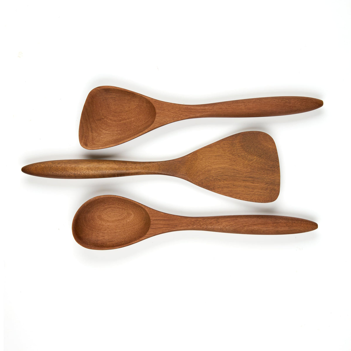 Nambe x Tom Papa Breaking Bread Canister with Acacia Wood Utensils - Contemporary Stoneware Kitchen Tool Holder, Includes Round Spoon, Flat Spoon & Spatula - Modern Baking & Cooking Tools