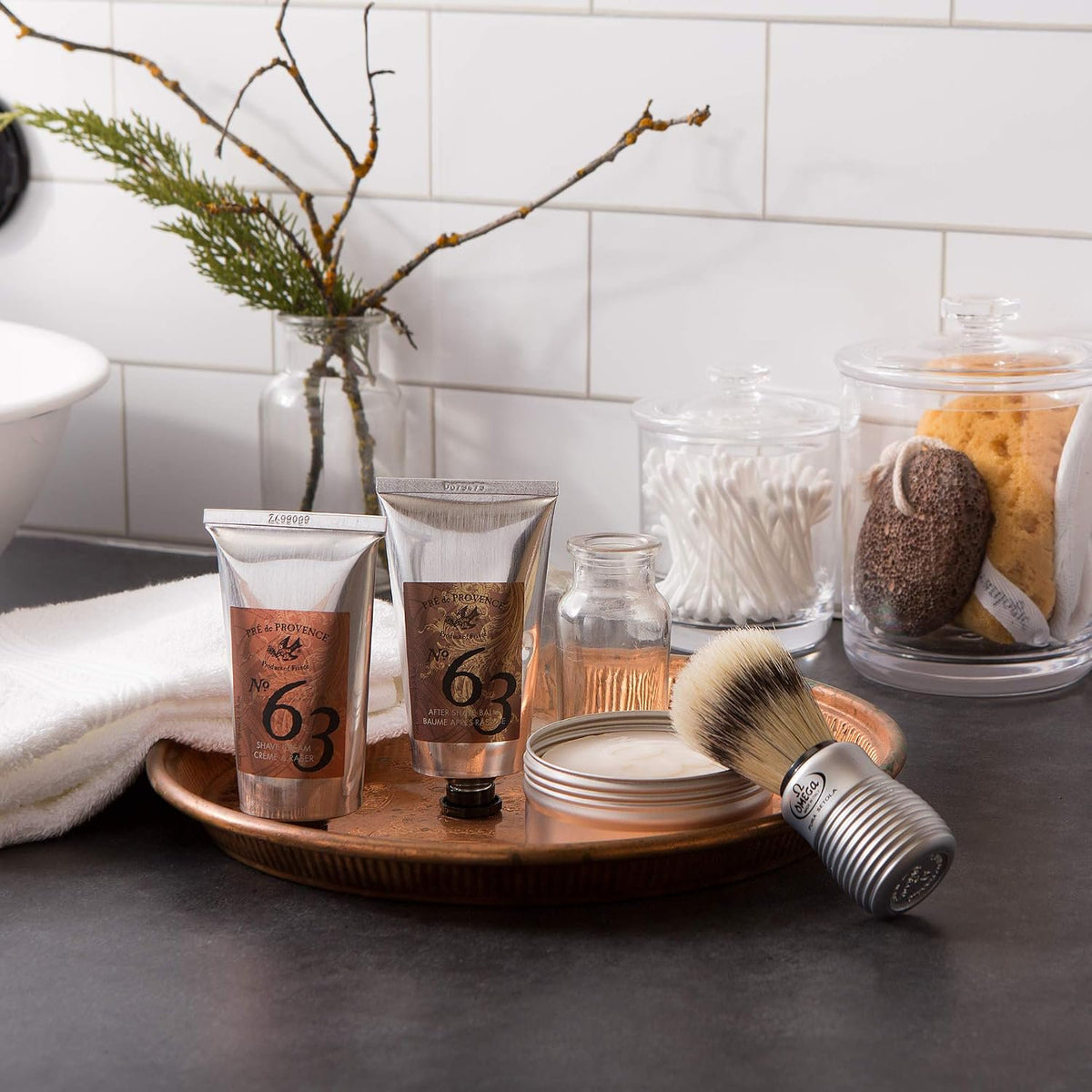 Pre de Provence Shave Soap, travel-friendly tin