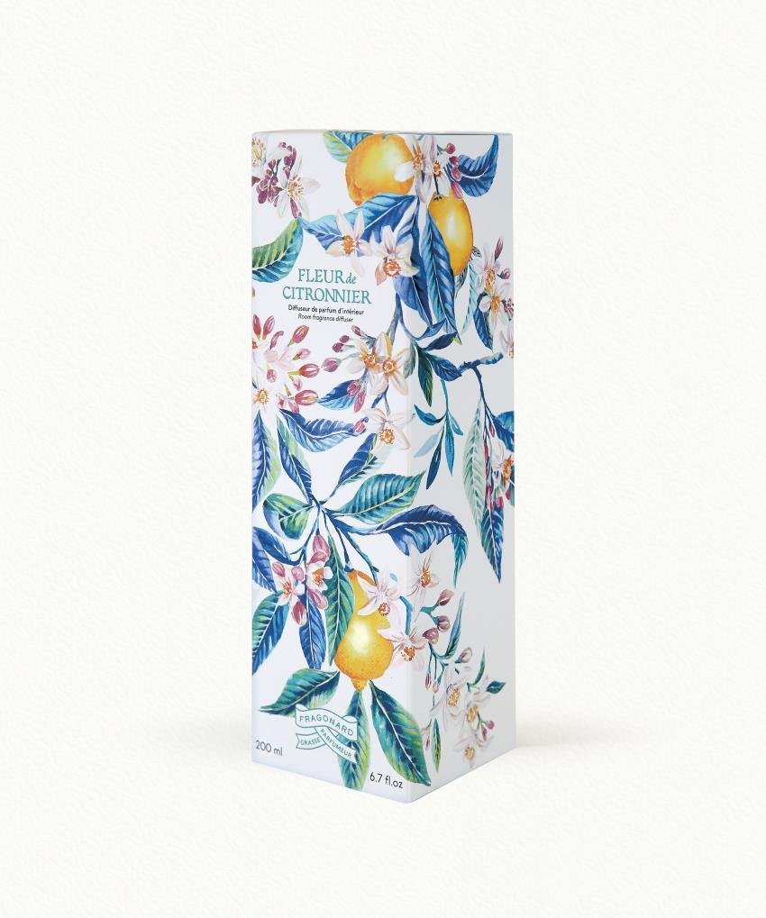 Fragonard Fleur de Citronnier (Lemon Blossom) Reed Diffuser made in france