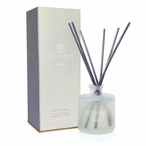 Rathbornes Dublin Dawn Luxury Reed Diffuser 200ml (Davana & Raspberry)