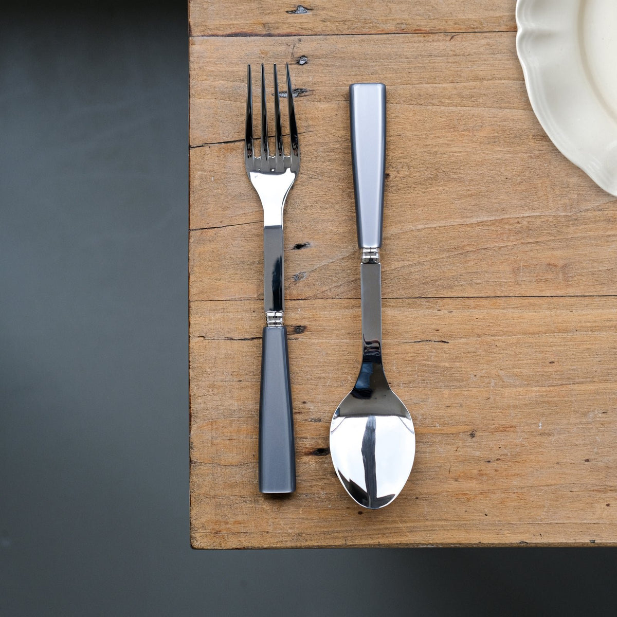 Sabre Paris - Icone Serving Set Pearl 2-Pieces Acrylic Handle and Stainless Steel