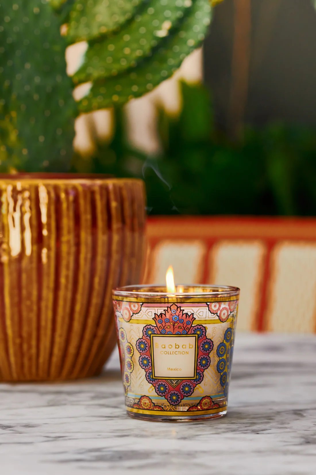 Baobab Mexico Scented Candle My First Baobab | Mexico Fragrances of Blackcurrant, Freesia & Cedar