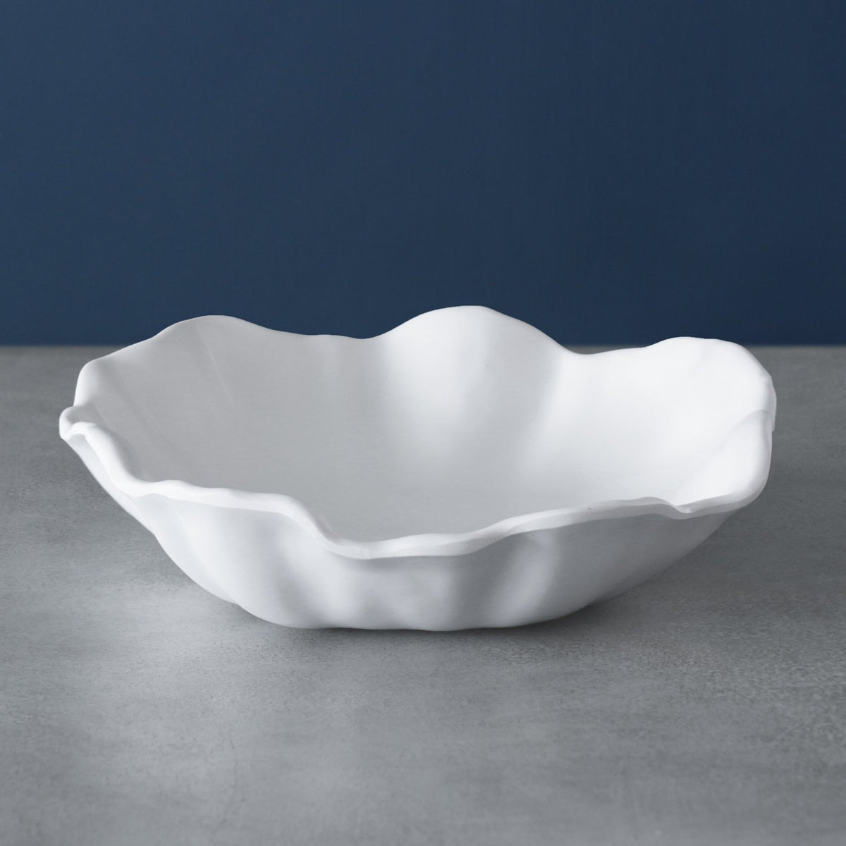 Beatriz Ball VIDA Bloom Med Bowl (White) Luxury Melamine BPA and PABA Free 10.25" (diam.)