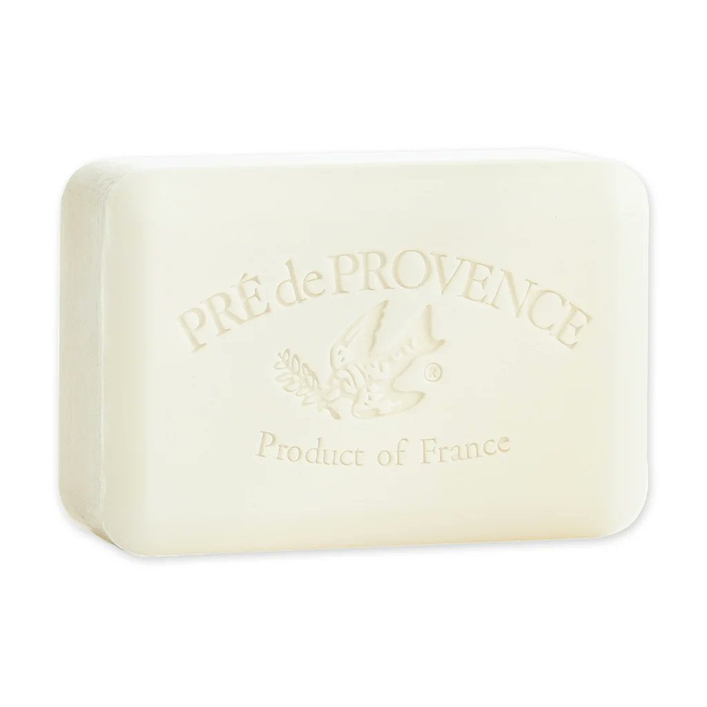 Pre de Provence Milk display box closed, retail counter packaging