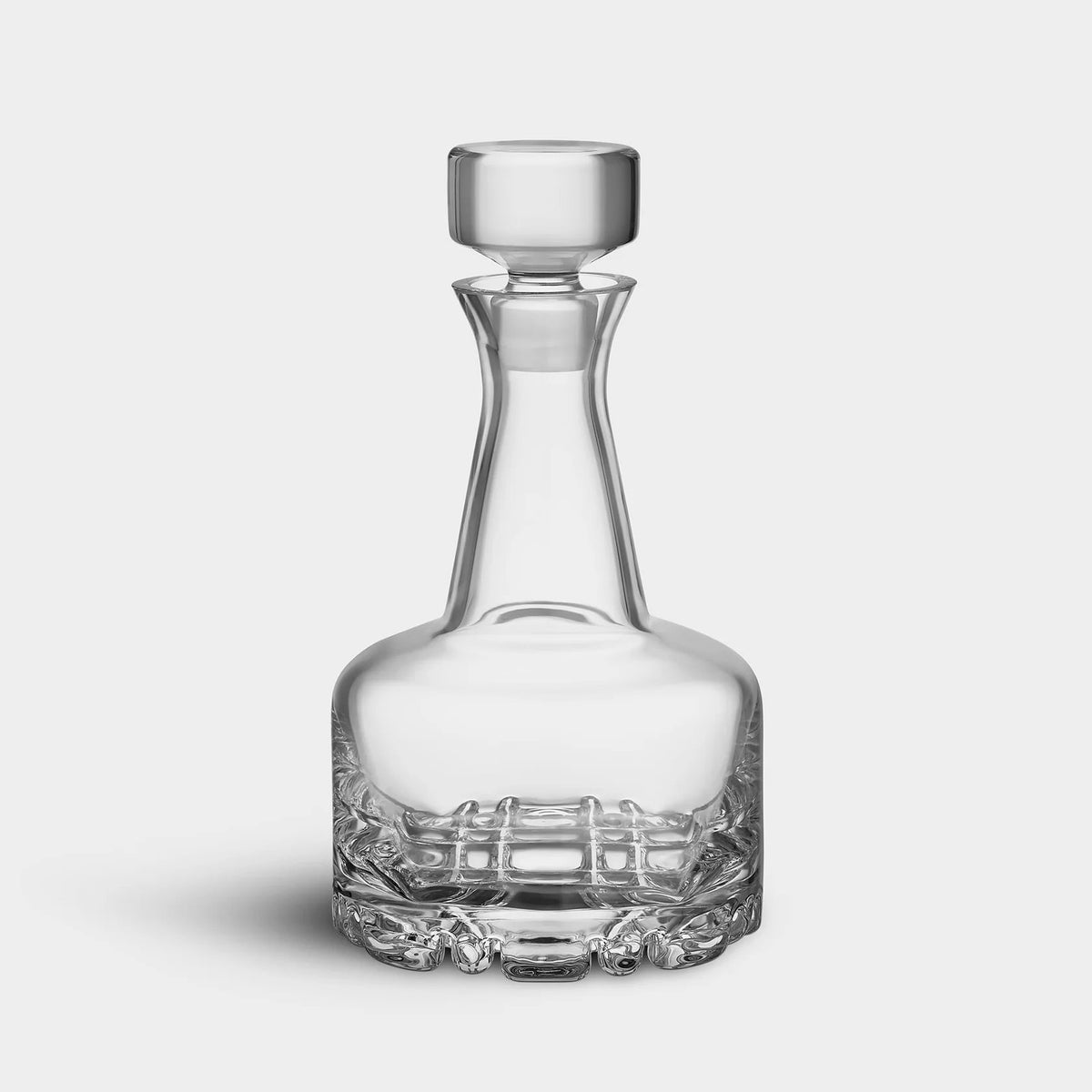 Orrefors Erik Decanter close-up showing faceted base detail