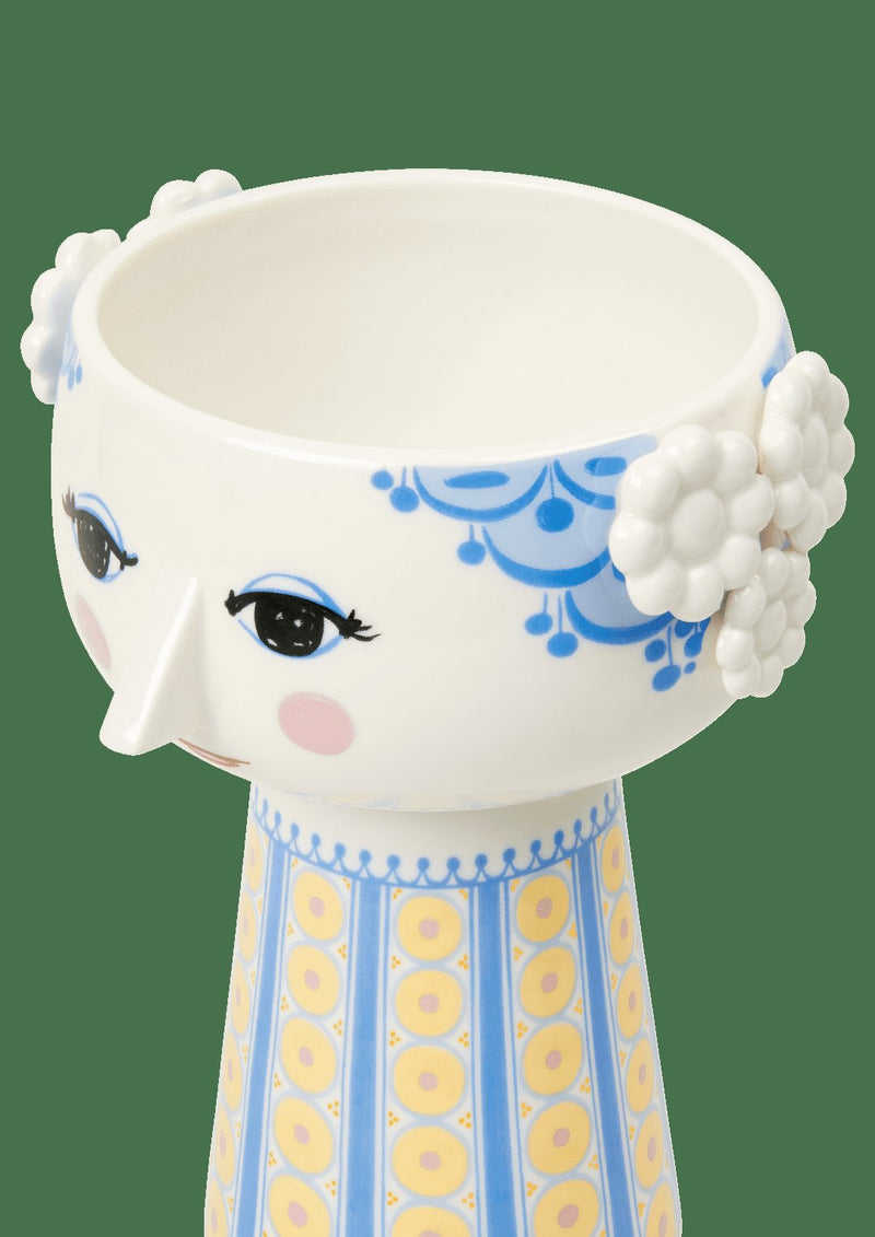 Bjørn Wiinblad Eva Porcelain Vase | Light Blue