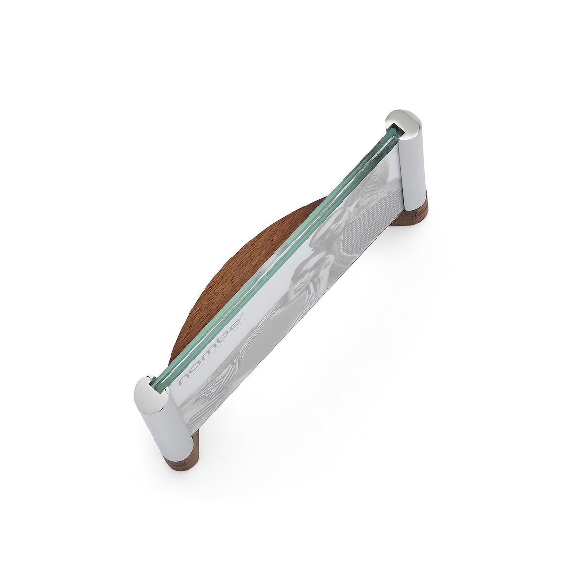 Nambe Sky View Picture Frame, Acacia Wood and Glass