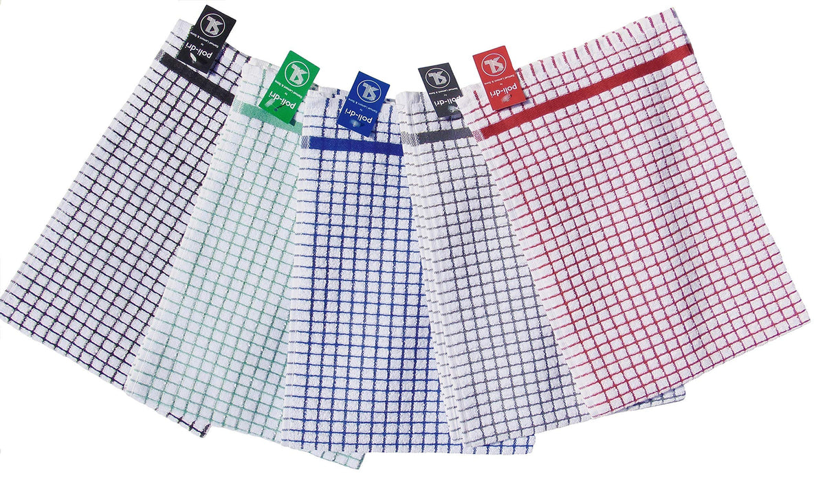 Poli-Dri Kitchen Towel Navy 3-Pack 100% Cotton by Samuel Lamont