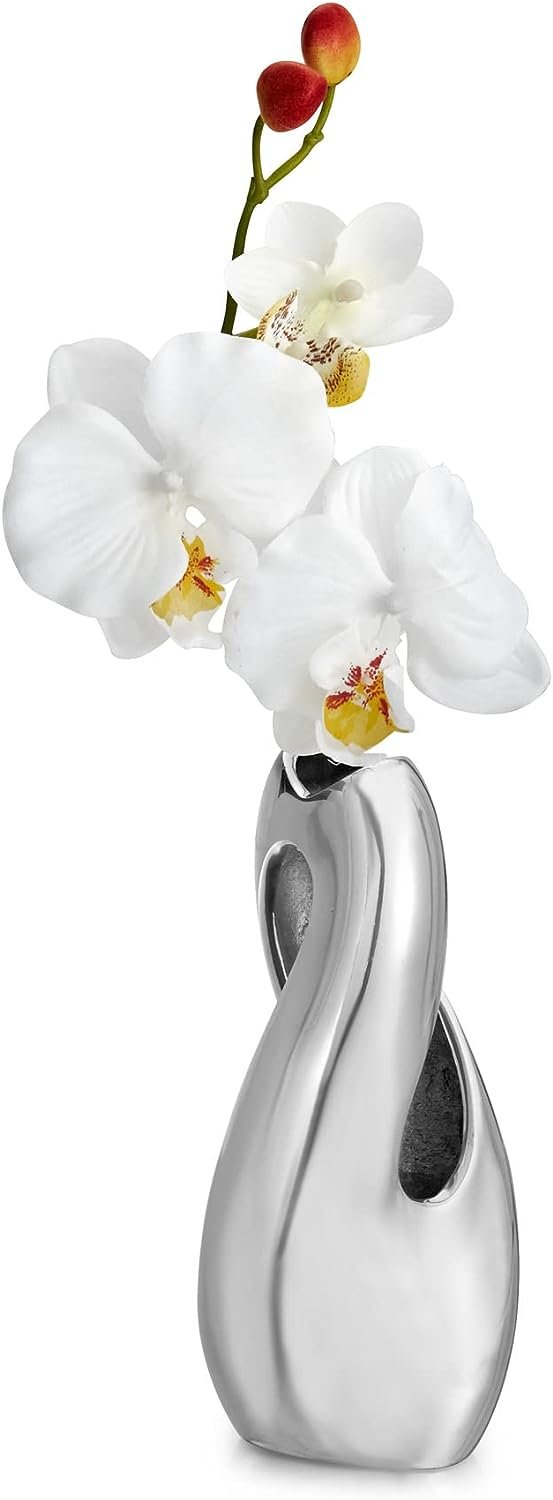 Nambe Pebble Twist Bud Vase - Thumbnail 5