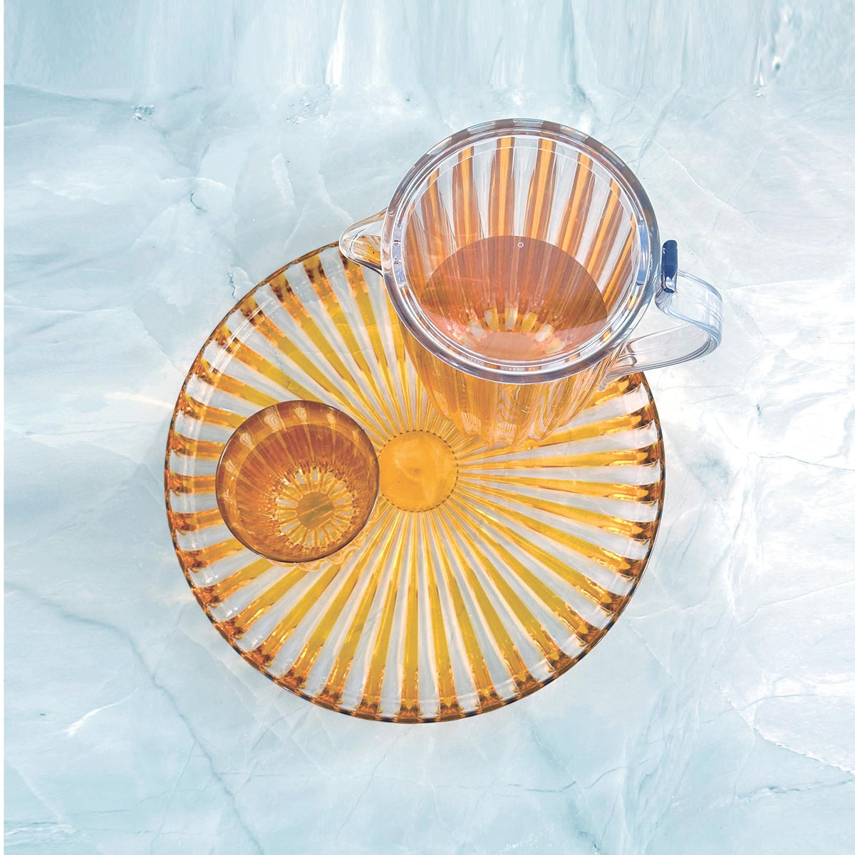 GUZZINI Dolcevita Jug Transparent Yellow 1,75 Liters