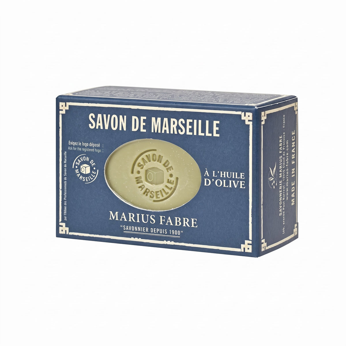 Marius Fabre Green Marseille Soap, made in Salon-de-Provence, France