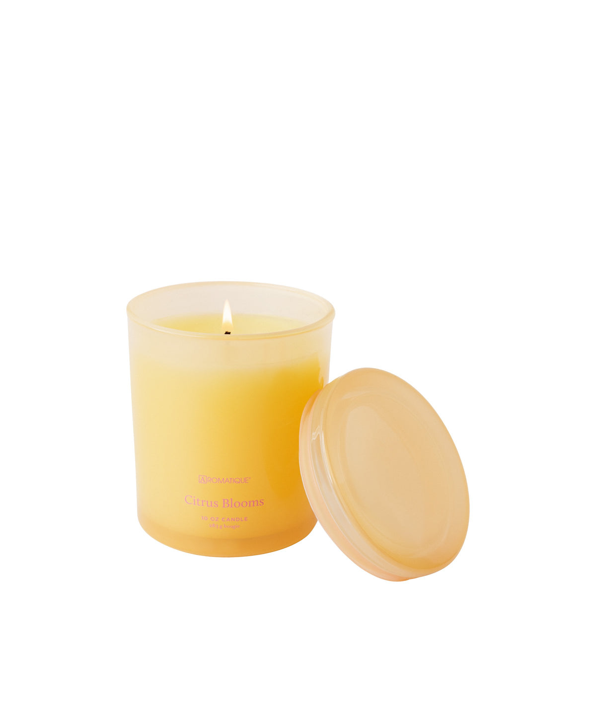 Aromatique Citrus Blooms Scented Foundry Candle 10oz Glass Vessel with Lid