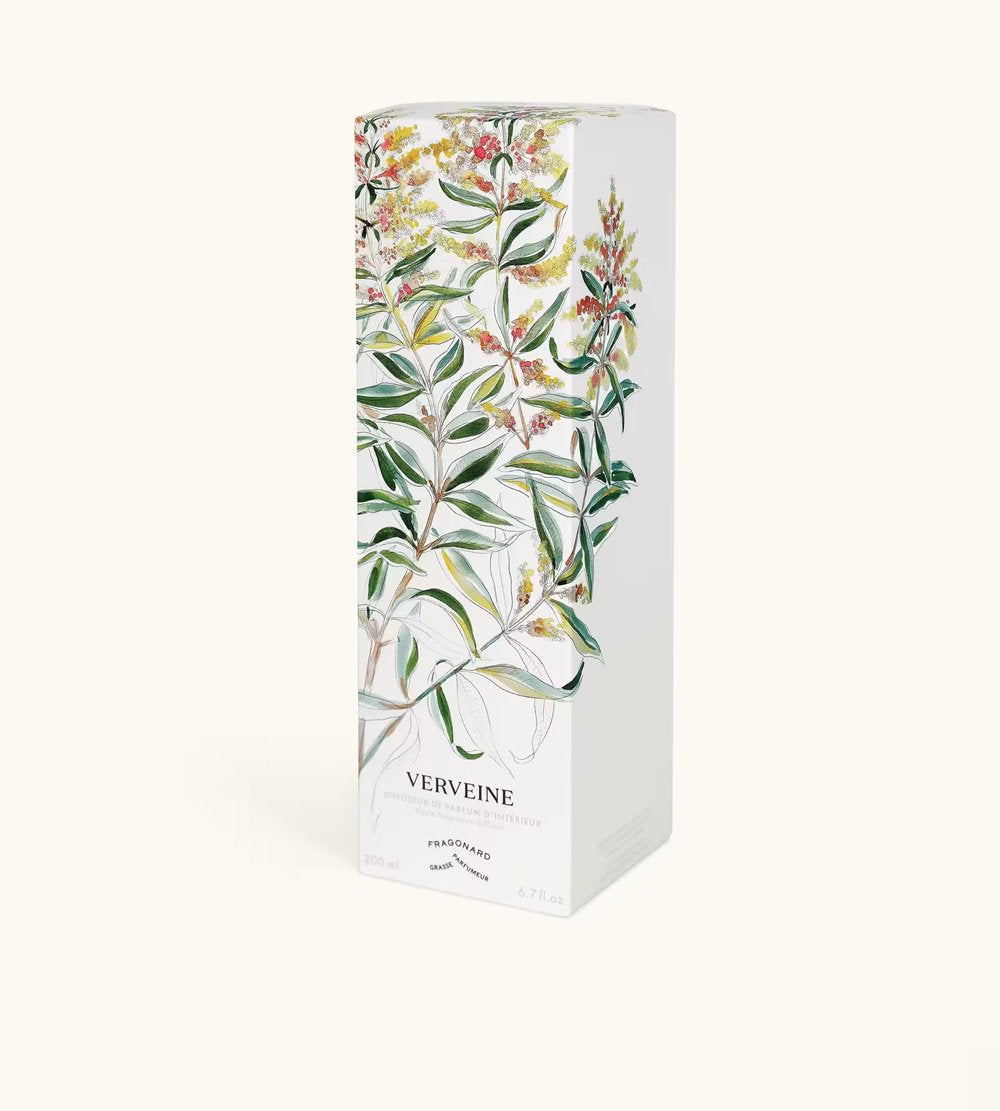 Fragonard Verbena Diffuser label detail