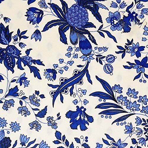 Le Cluny Versailles Blue & White Coated Provencal Tablecloth | Easy-Care Cotton | Multi-Size
