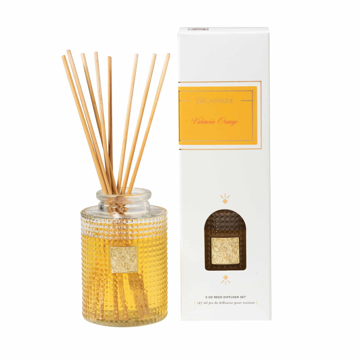 Aromatique Reed Diffuser Gift Set | Valencia Orange