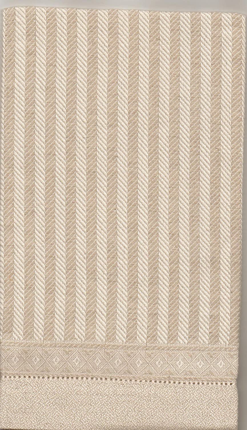 Tessitura Pardi Iris Natural Linen Cotton Blend Italian Hand Towel