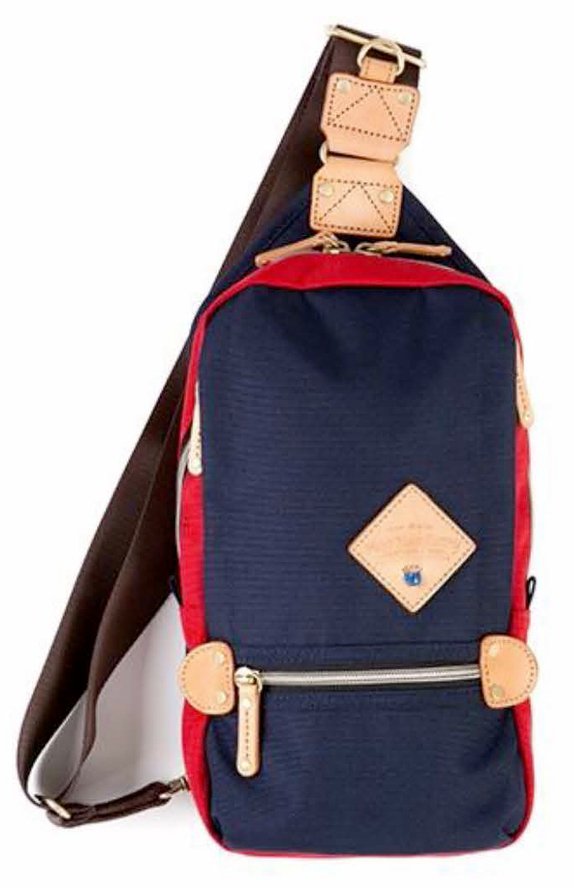 Harvest Label Sling Pack Pro Navy - Compact EDC Shoulder Bag with Multiple Zippered Pockets