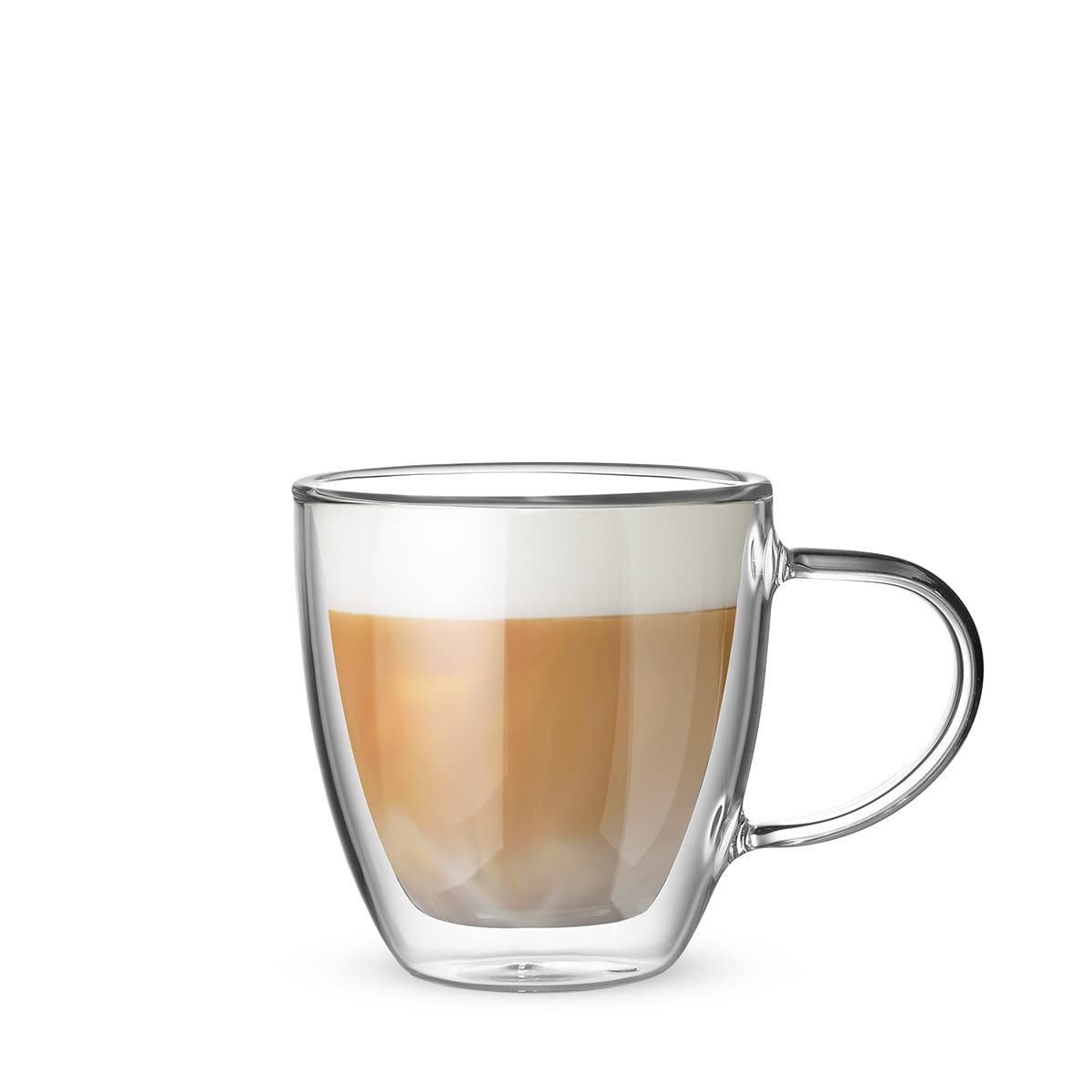 Bialetti Capri Double Wall Capuccino Glasses (Thermal Insulation Borosilicate Glass) | Set of 2