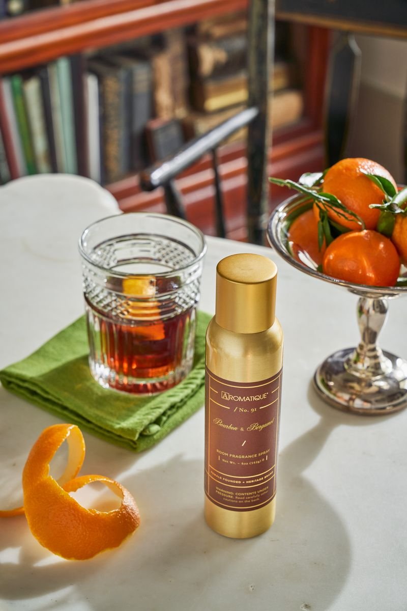 Aromatique Bourbon Bergamot Room Spray Fragrance 5oz