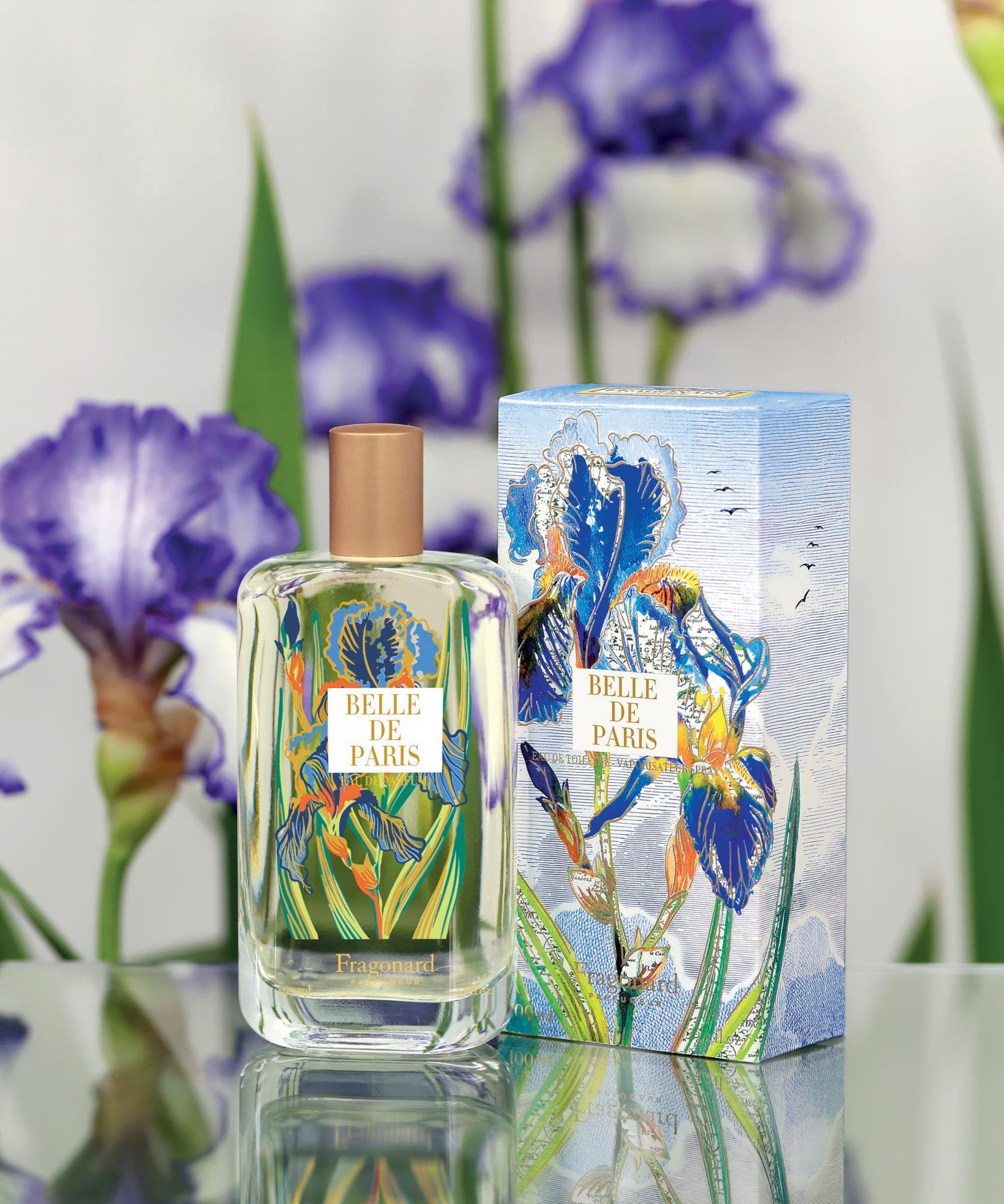 Fragonard Belle de Paris 100ml EDT bottle close-up Grasse France
