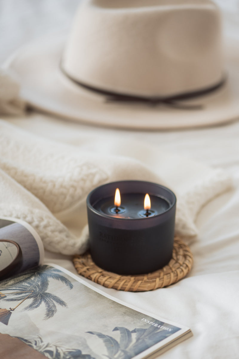 Hand-poured Rathbornes Dublin Dusk candle made in Dublin