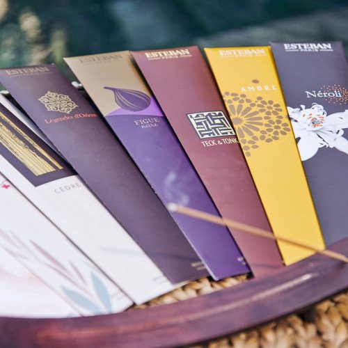Esteban Bamboo Neroli Sticks | 20 Incense Sticks Natural Traditionally Made Vegetal Binder Colorant Free | NEROLI