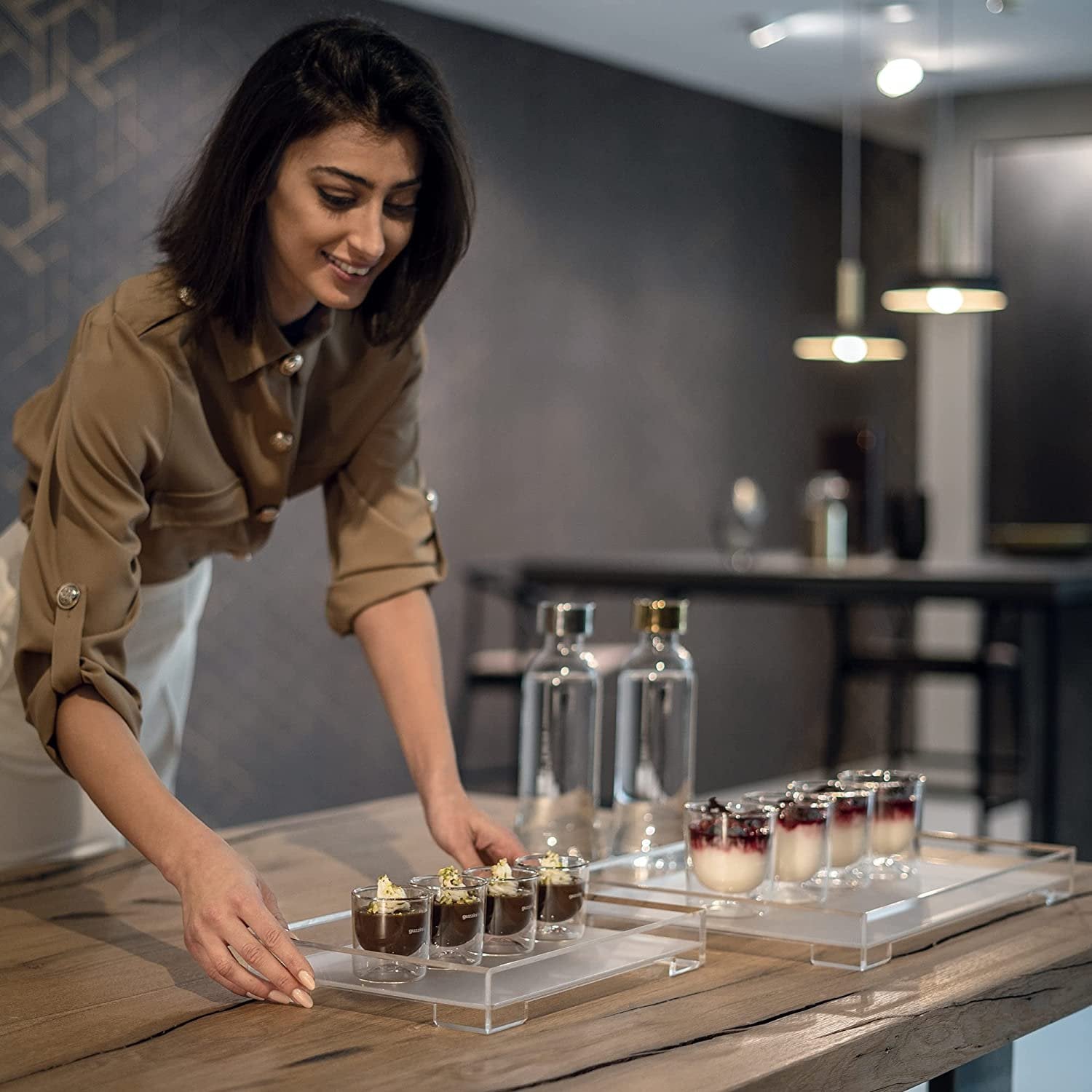 Guzzini Icons Essence Rectangular Multi-use Serving Tray - Thumbnail 4