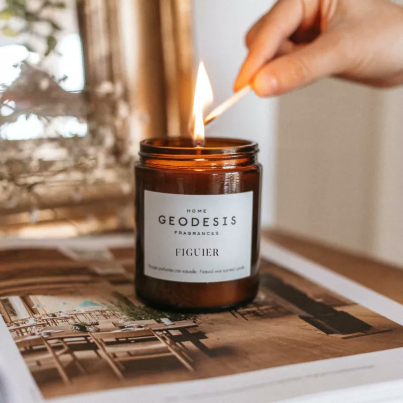 Geodesis Scented Candle Trio | Fig, Tuberose & Sakura