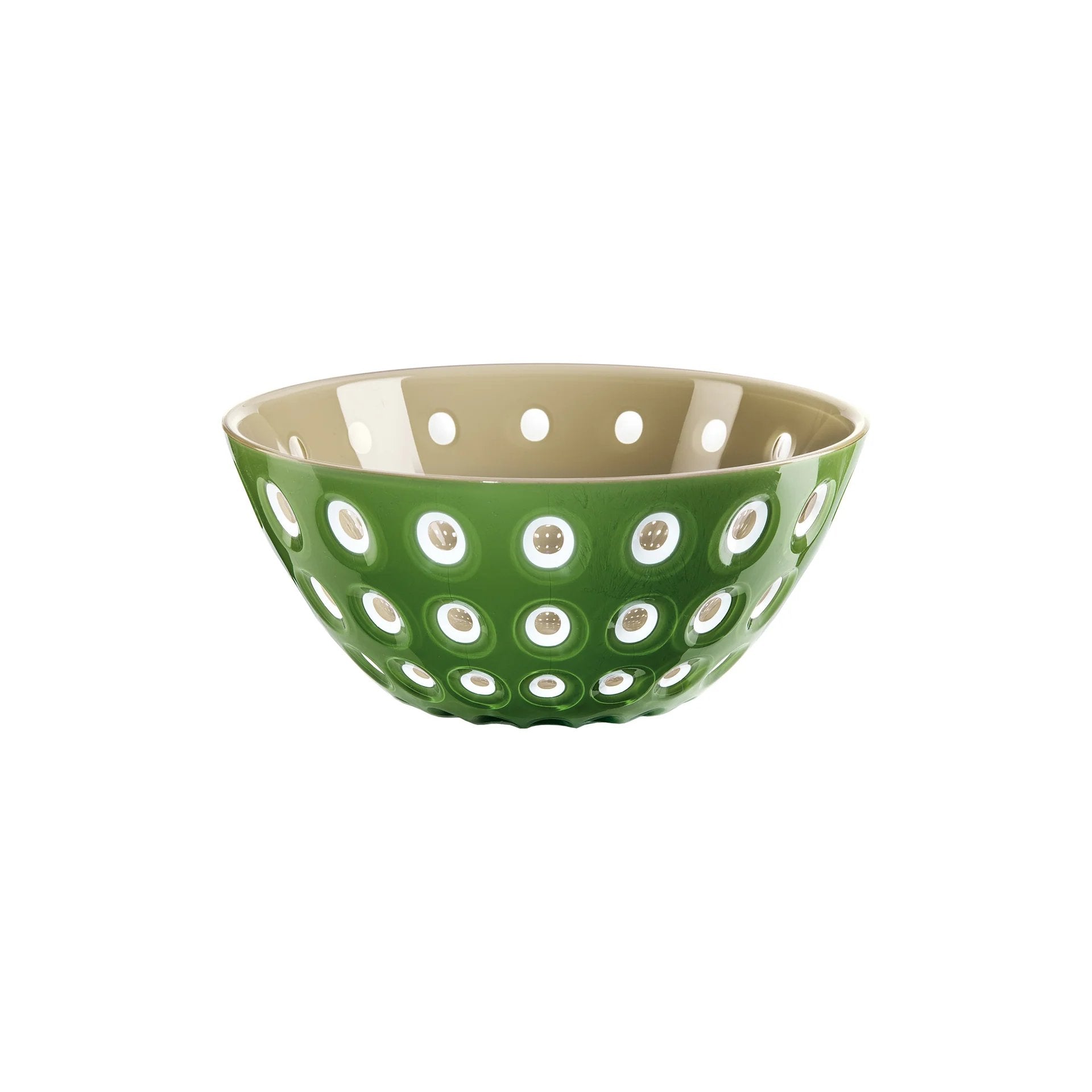 Le Murrine Medium Serving Bowl | Moss Green & Sand | 7.9"