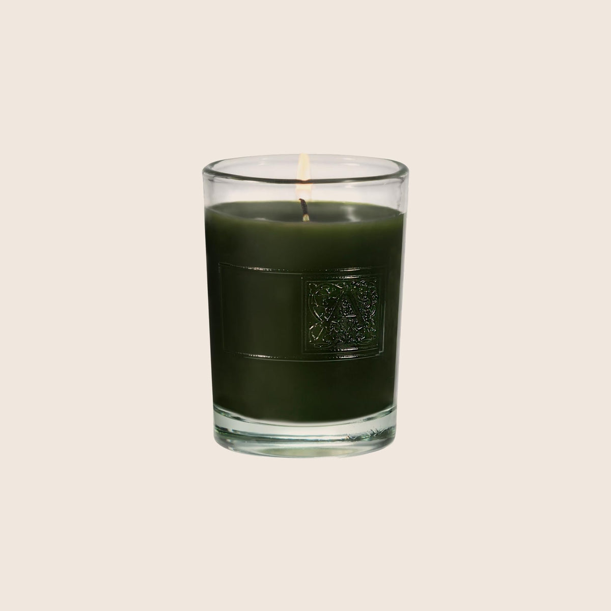 Aromatique The Smell of Tree Votive Candle in Glass 2.7oz Fragrance of Pine Cedar-leaf Fir Balsam Clove & Moss