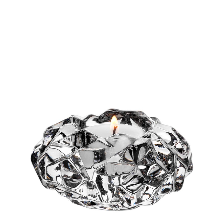 Orrefors Carat Votive Small size reference, 3.5 inches wide