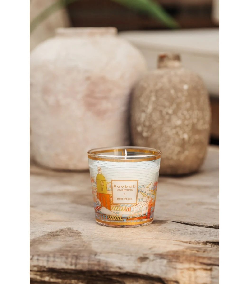 Baobab Collection SAINT-TROPEZ My First Baobab Scented Candle 190G Aromatic Fragrance Luxury Home Decor