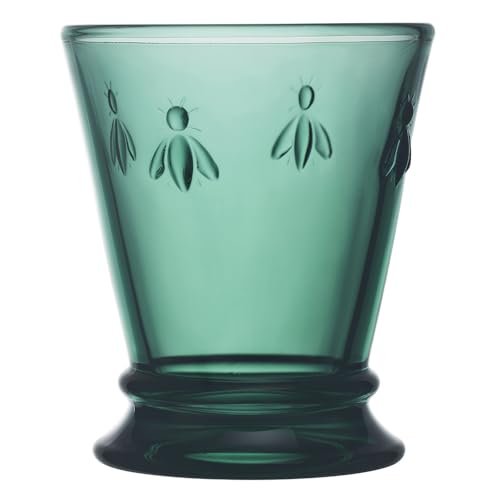 La Rochère Bee tumbler embossed motif close-up