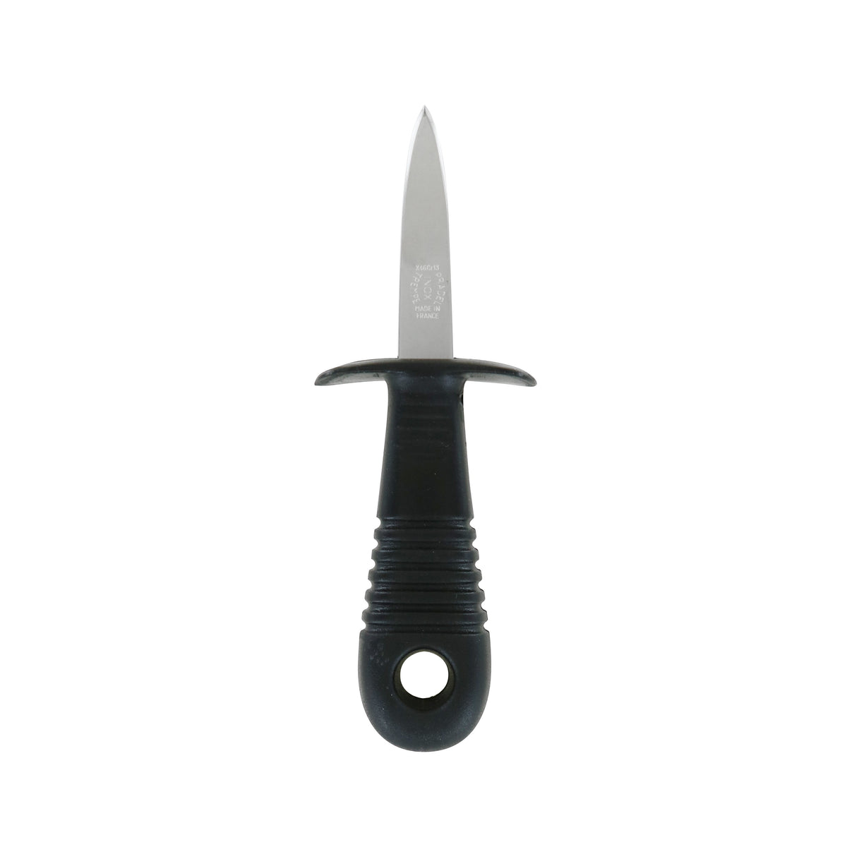 6cm stainless steel oyster knife blade with short bevelled tip