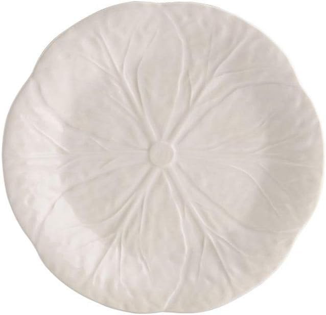 Beige Cabbage Dessert Plate | Set of 4