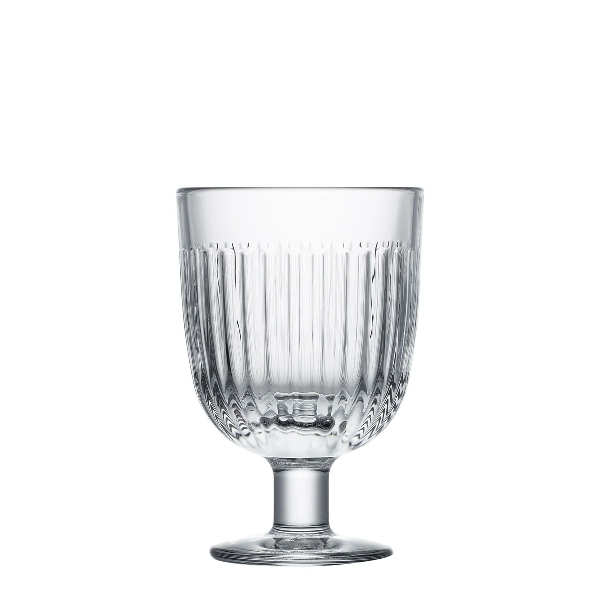 La Rochère Ouessant wine glasses ribbed glass set of 6