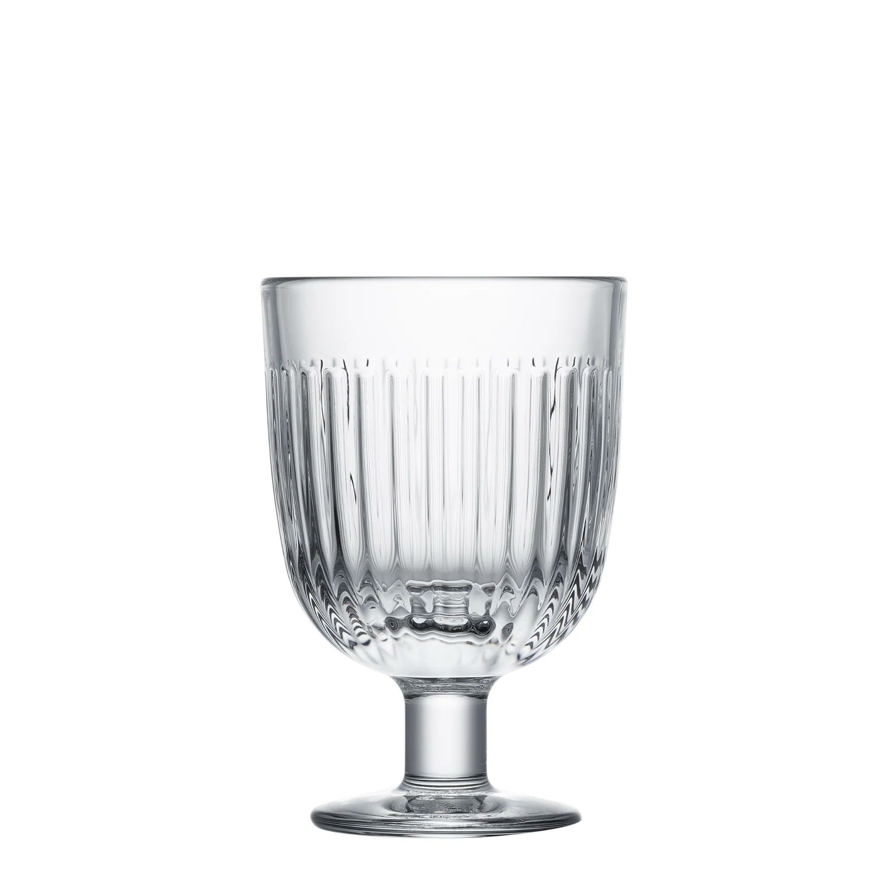 La Rochère Ouessant wine glasses ribbed glass set of 6