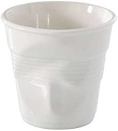 Revol Froisses Espresso Crumple Tumbler (Set of 2) White Porcelain