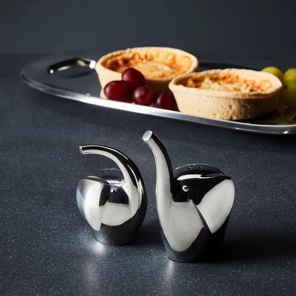 Nambe Savanna Collection Salt & Pepper Shakers - Thumbnail 3