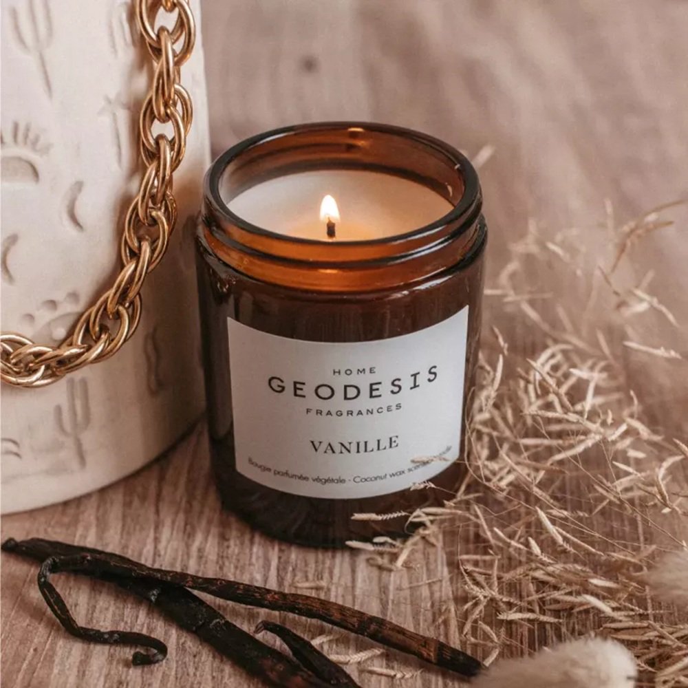 Geodesis Vanilla Scented Candle 150g (Madagascar) France