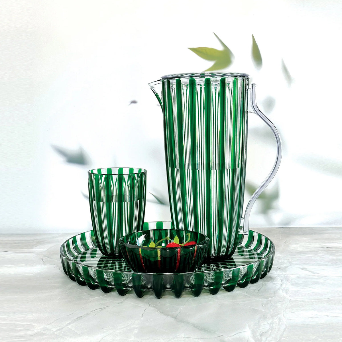 Dolcevita Outdoor Tall Tumblers | Set of 4 | Green Emerald