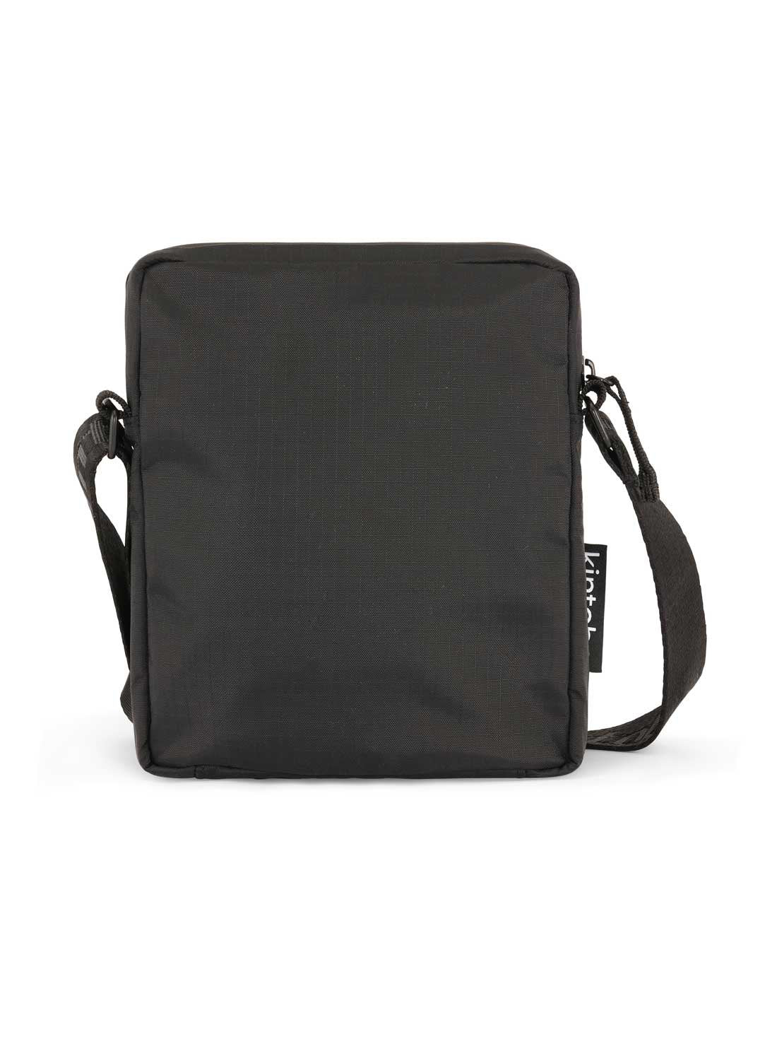 Kintobe Nico Mini Messenger Bag Jet Black – Sustainable & Water-Repellent
